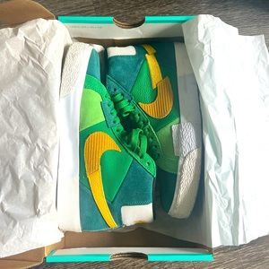 Nike SB Zoom Blazer Mid Prm Green Size 5.5